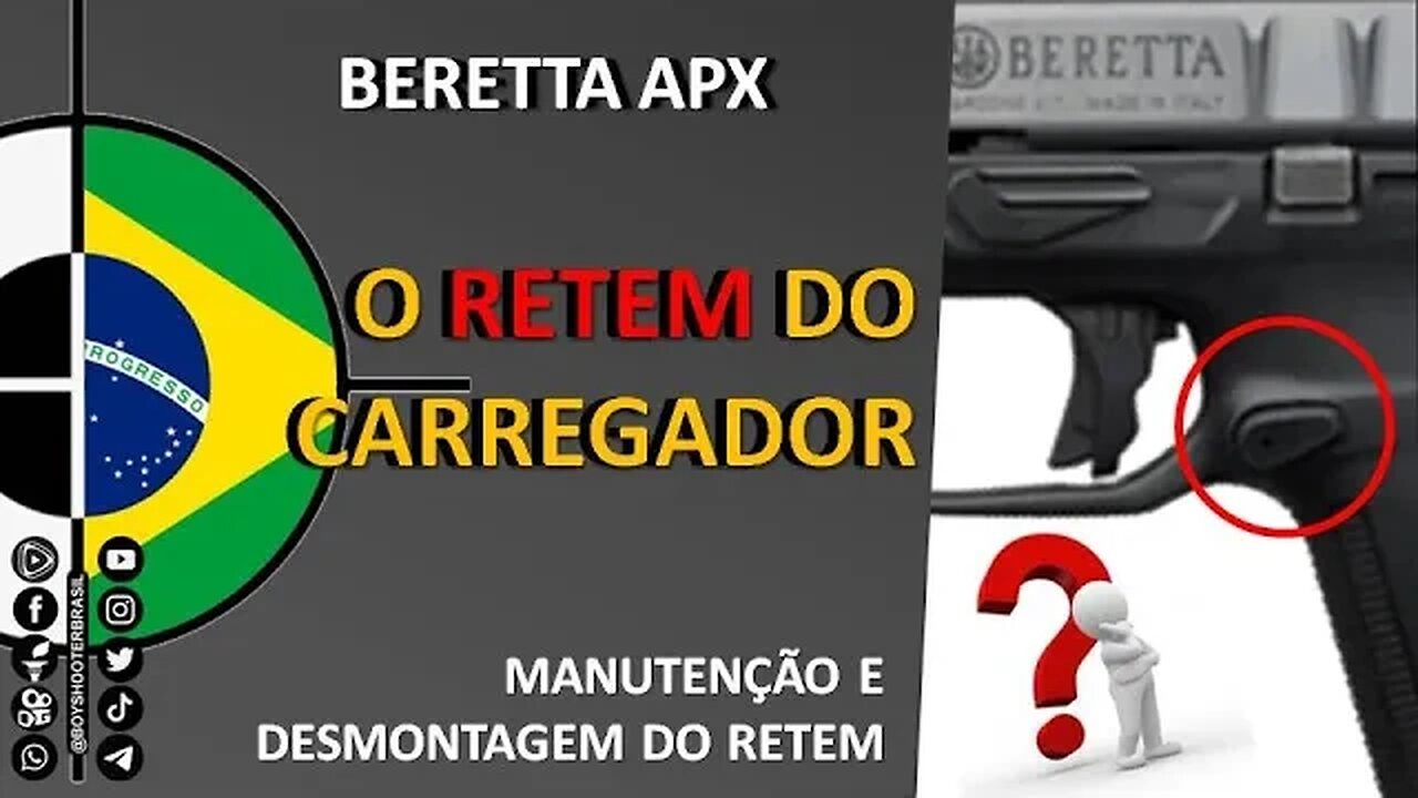 Troca e manutenção no retém do carregador da Beretta ApX