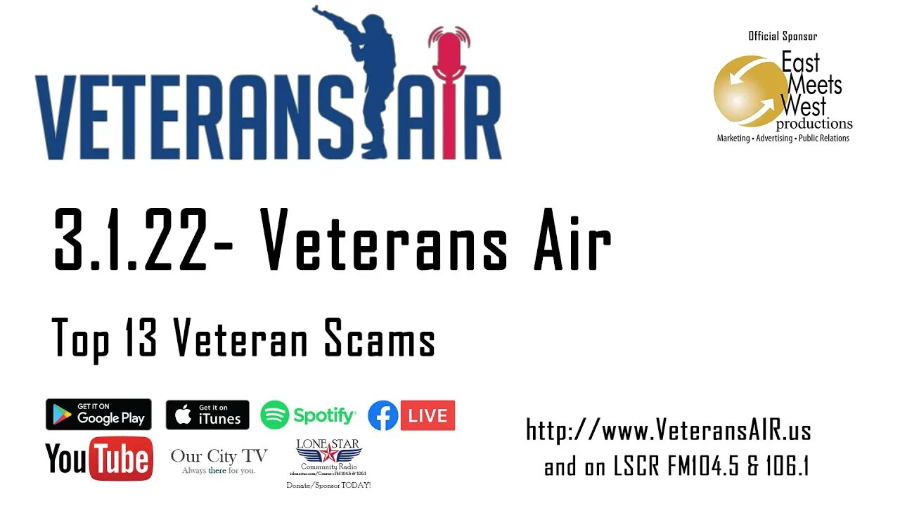 3.1.22 - Top 13 Veteran Scams - Veterans Air