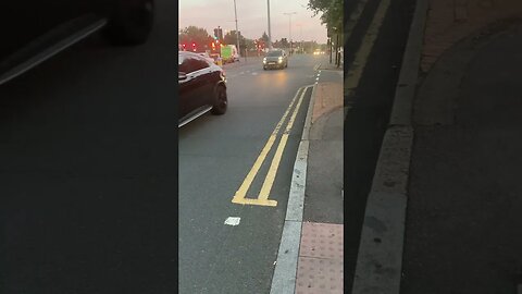 Evening traffic east London-something fascinating about cars