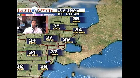 Chilly night with a chance of rain