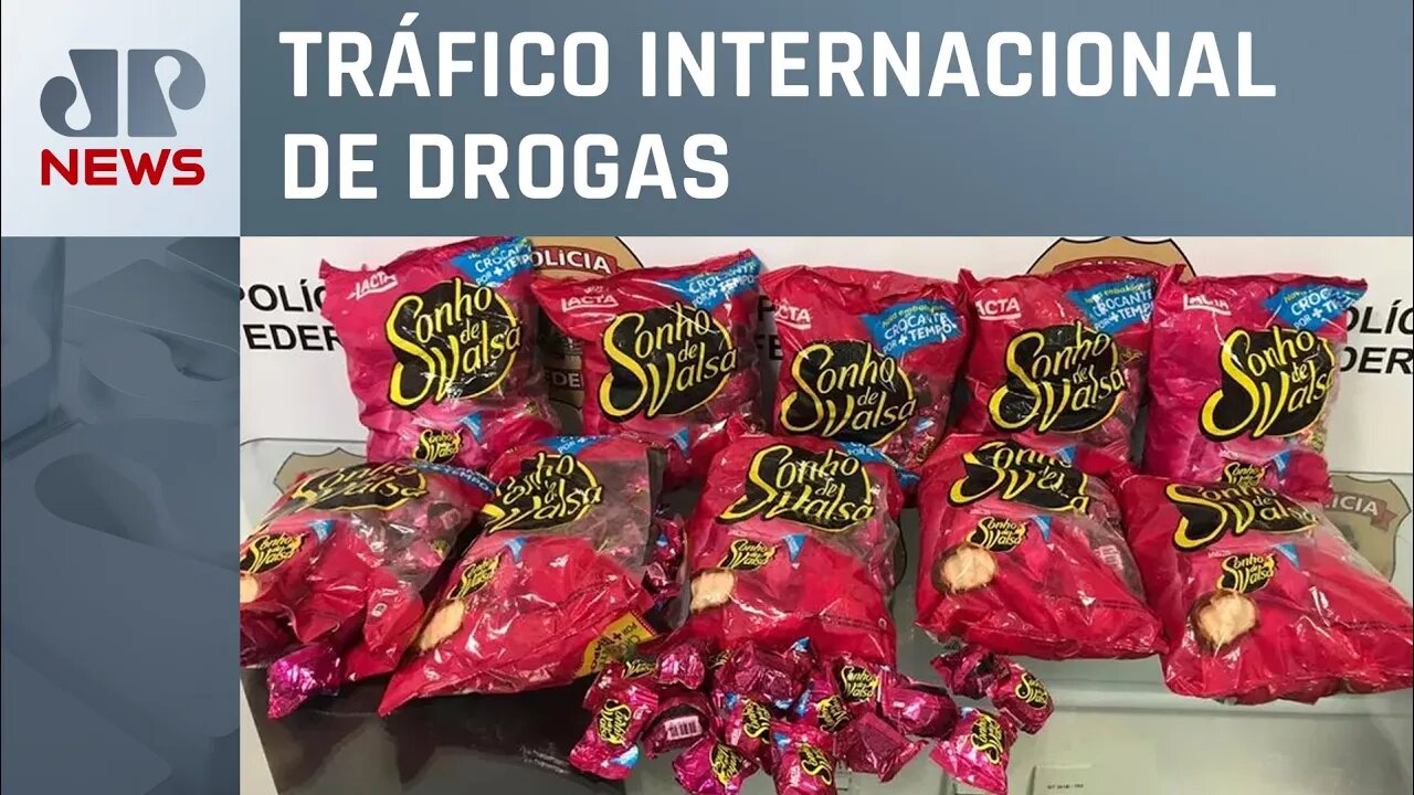 Francesa é presa em flagrante com cocaína em bombons