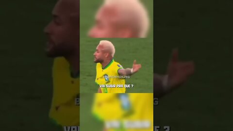 OLHA OQUE O NEYMAR FALOU PARA O FRED APÓS TOMAR GOL DA CROÁCIA... #shorts #short #shortsvideo