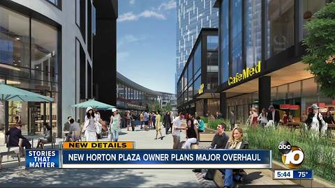 New Horton Plaza owner plans overhaul