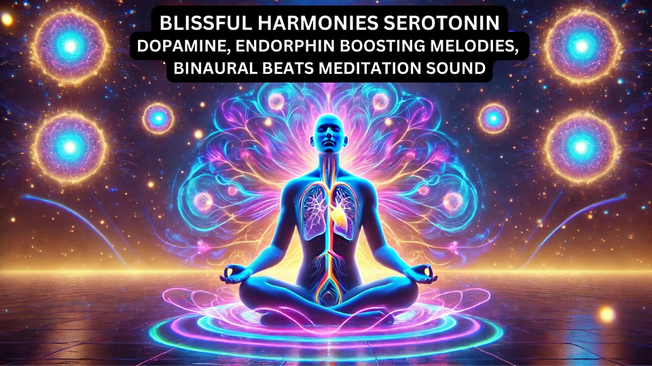 Blissful Harmonies Serotonin, Dopamine, Endorphin Boosting Melodies, Binaural Beats Meditation Sound