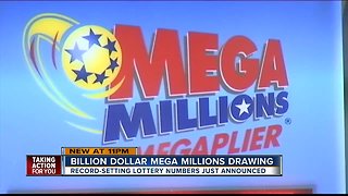 $1 billion Mega Millions winning numbers for Friday, October 19