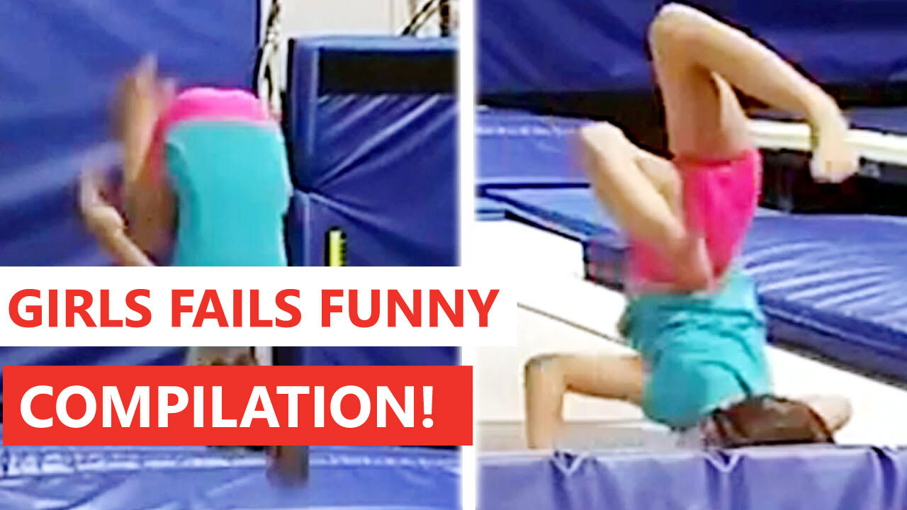 Girls Funny Fails Compilation • 2023