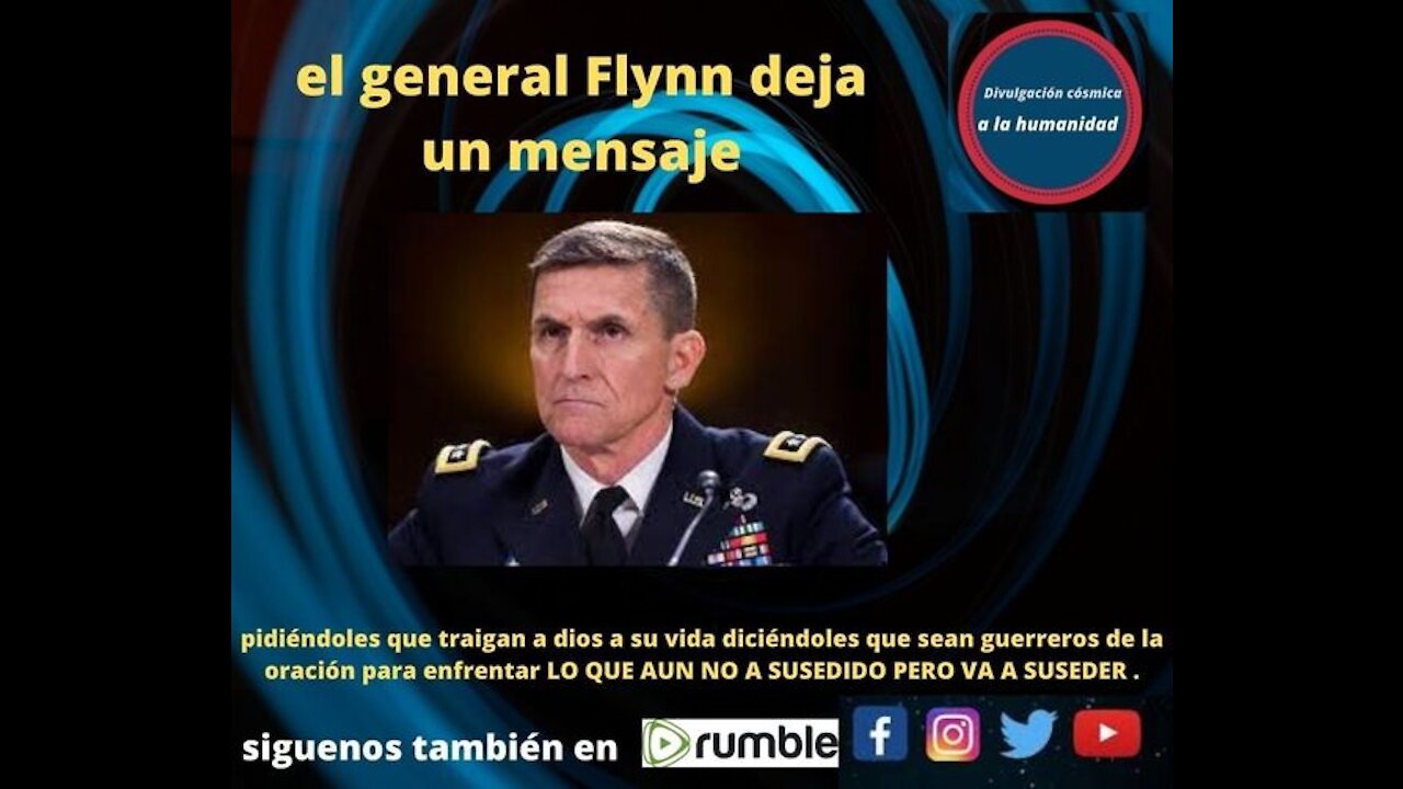 el general Flynn deja un mensaje a los americanos patriotas