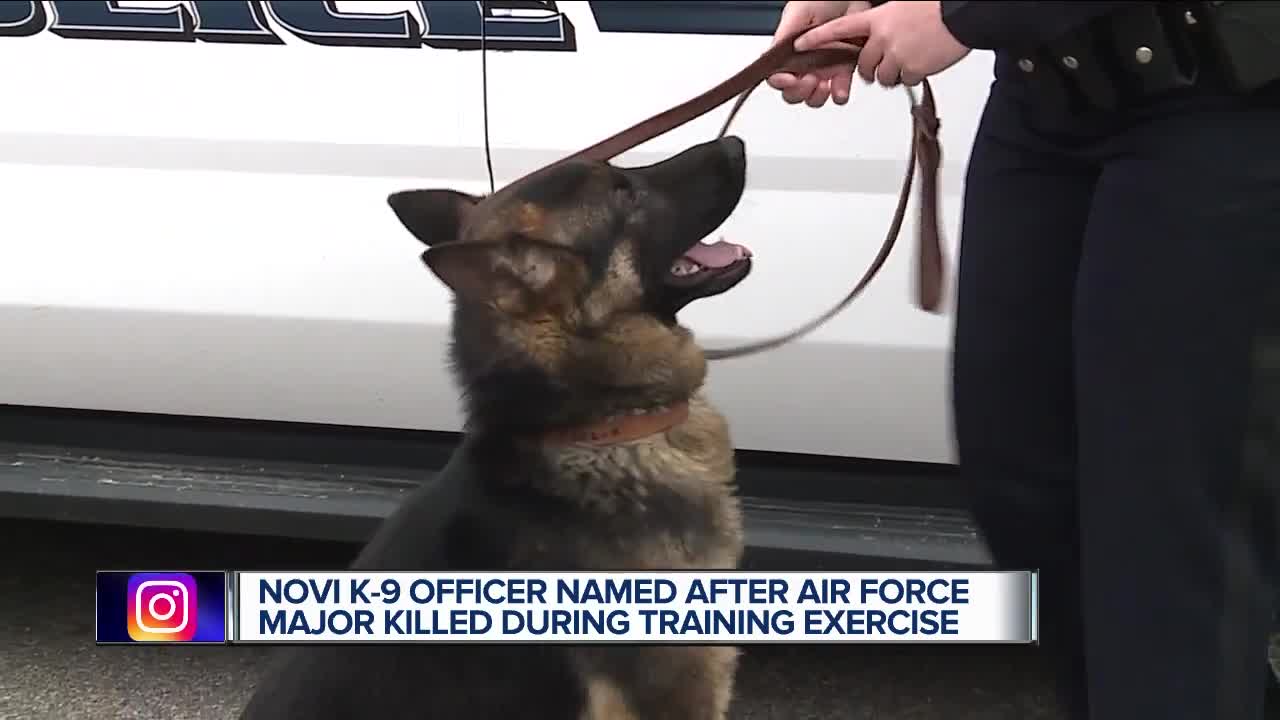 Newest member of the Novi Police K9 unit honors fallen hero