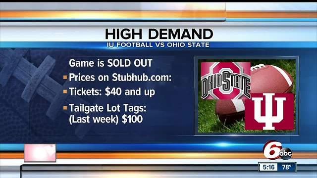 IU v Ohio State game starts with tailgating