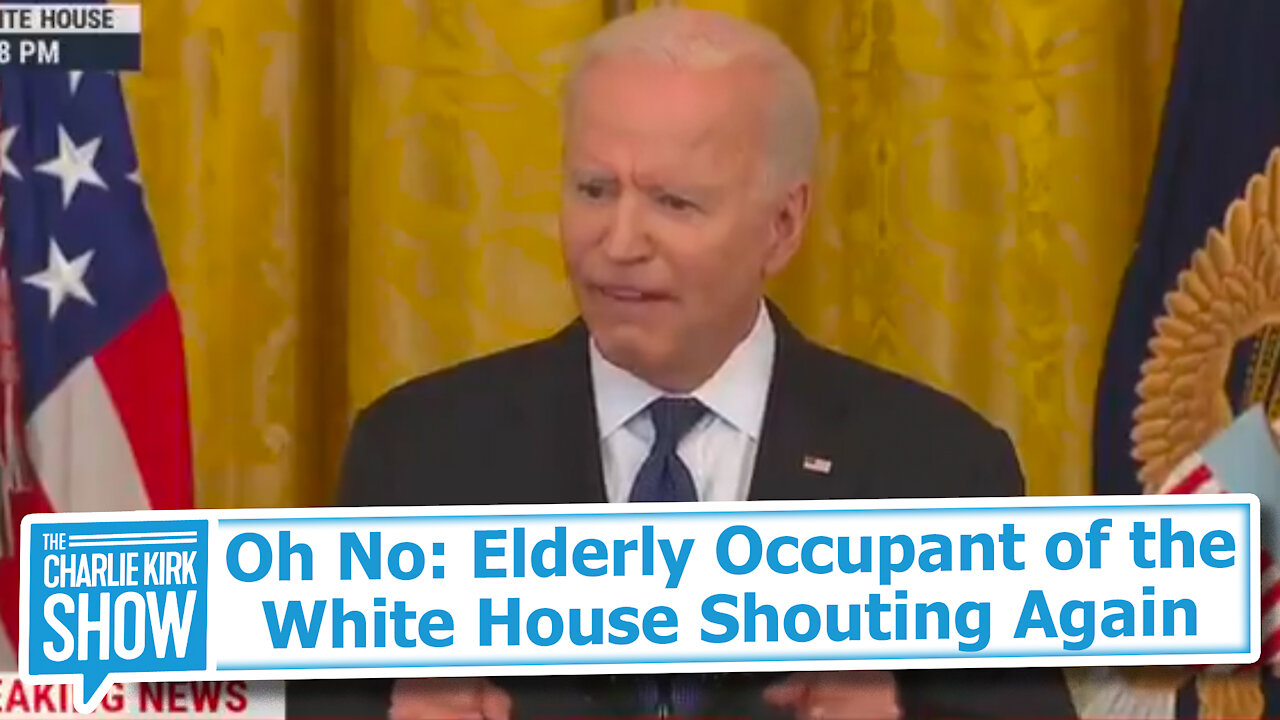 Oh No: Elderly Occupant of the White House Shouting Again