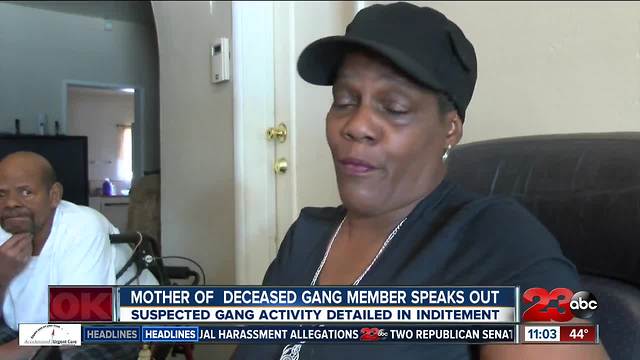 Mother of deceased gang member speaks out