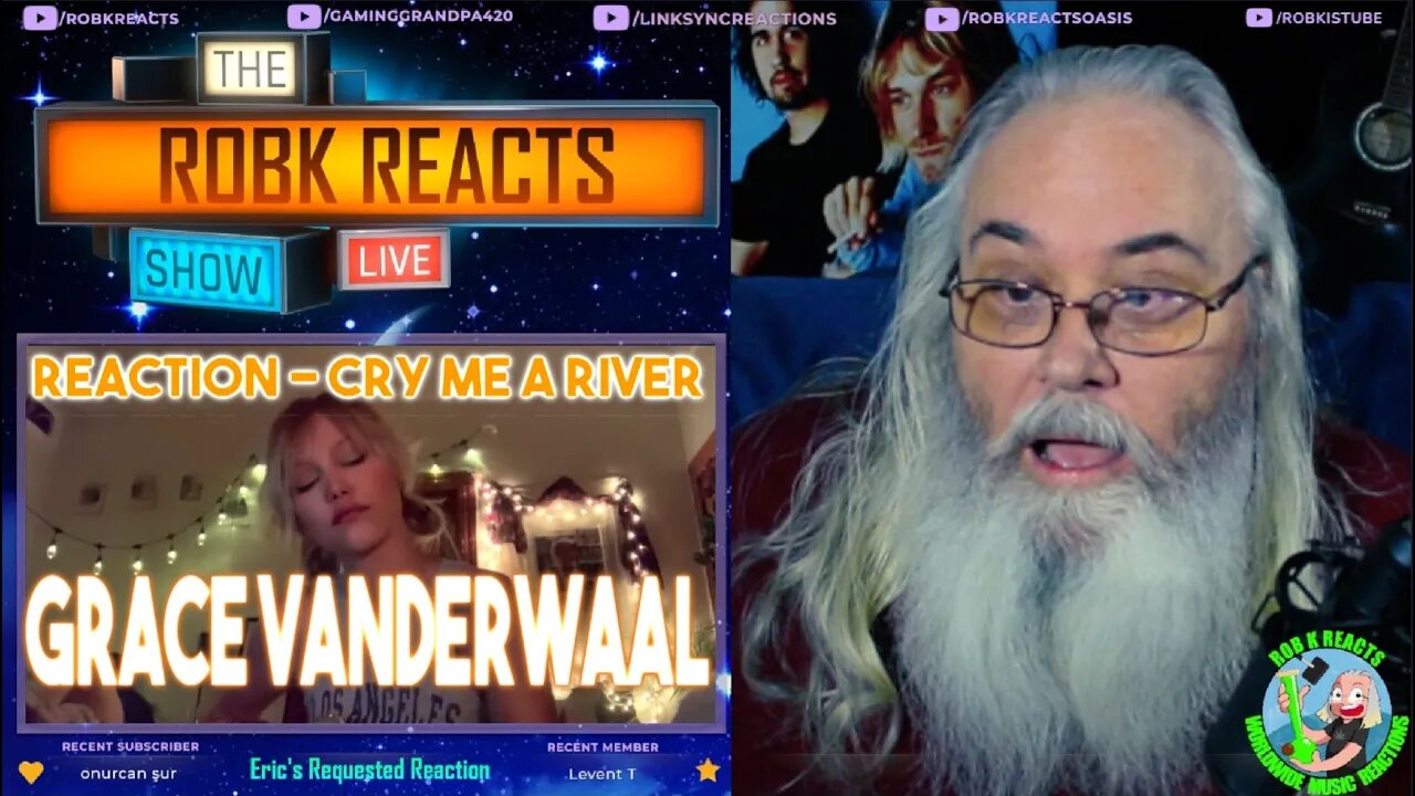 Grace VanderWaal Reaction - Cry Me A River - First Time Hearing - Requested