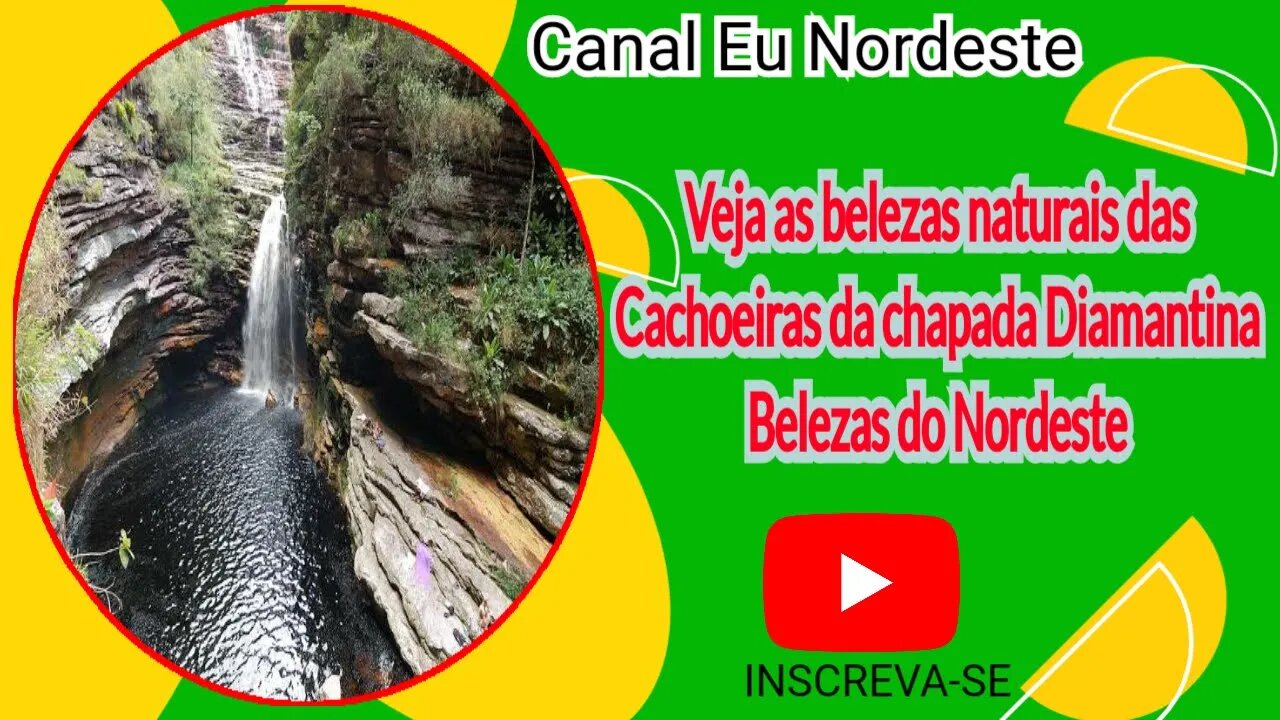 Conheça as mais belas cachoeiras da chapada Diamantina, #belezas do Nordeste