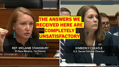 Rep. Menie Stansbury (D-NM): The Answers Received Are Completely Unsatisfactory