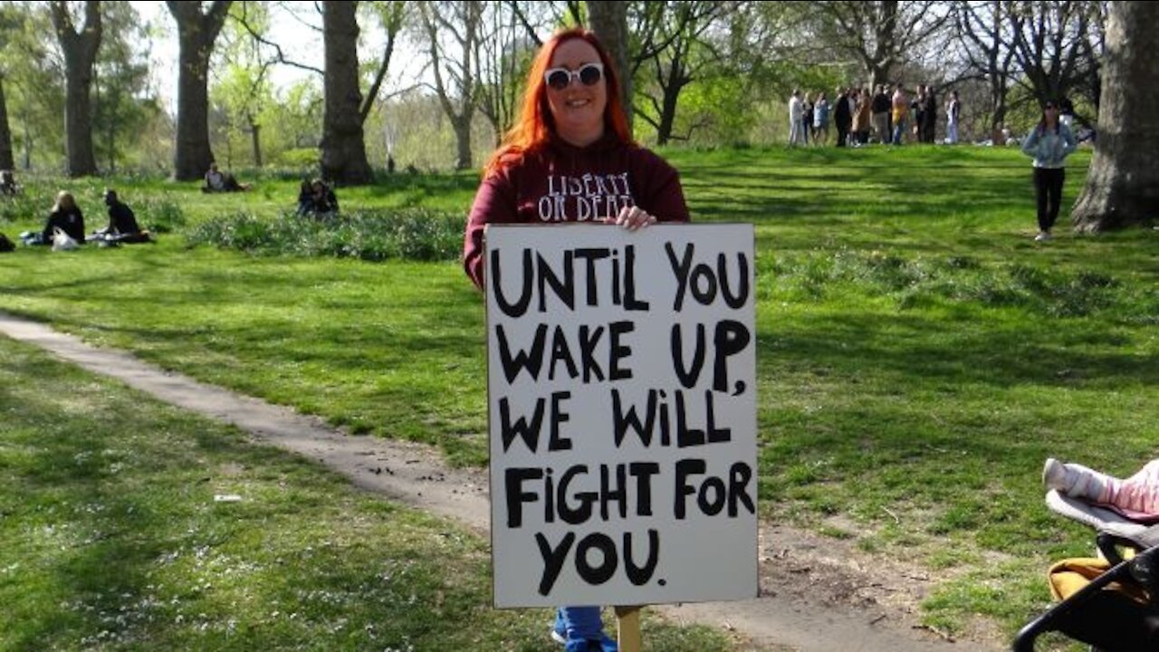 "If not now, when?" London Lockdown Protest 24th April 2021 in pictures