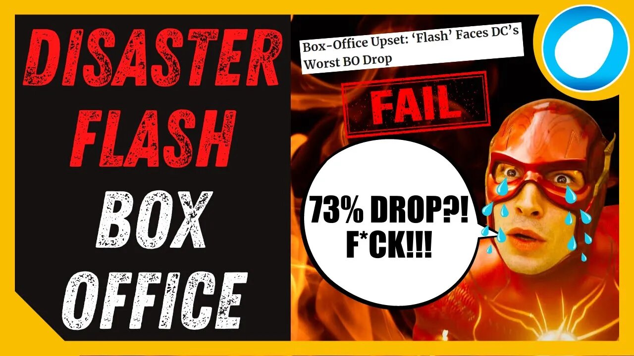 73% MASSIVE DROP DESTROYED Ezra Miller Flash Second Week Box Office #warnerbros #theflash #boxoffice