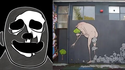 Mr incredible becomes uncanny / Funny Graffiti