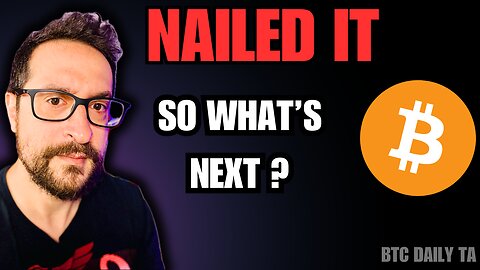 Nailed It...You WON'T BELIEVE What's Next - Bitcoin Today