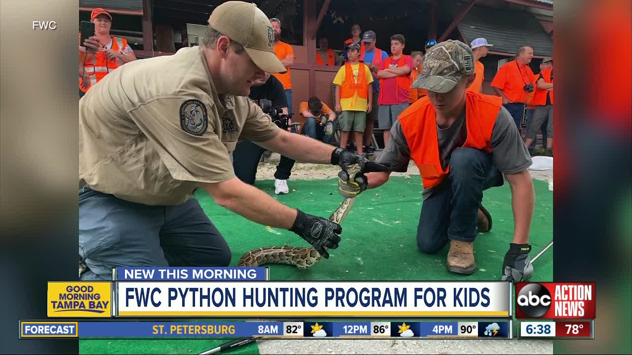 Florida Fish and Wildlife offers youth python hunting program