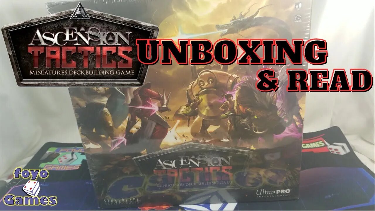 Ascension Tactics | Miniatures DeckBuilding Game | UnBox & Read