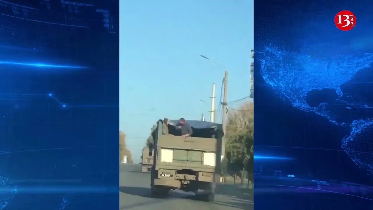 Accident: Drunk Russian soldiers