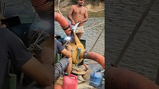 Welding Battery 🔋 #fun #viral #truck