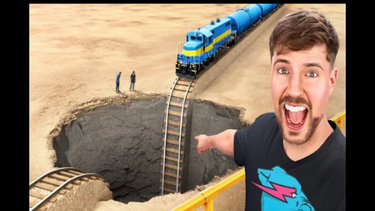 Train Vs Giant Pit bast video