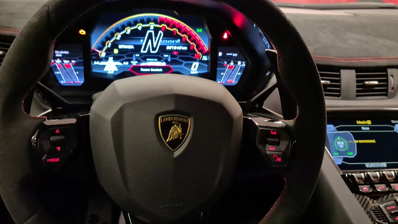 [8k] Stunning Lamborghini Aventador SV-J Grigio Adamas Matte Silver 1/900 at Dream Auto Stockholm