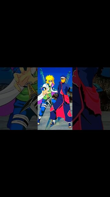 Minato VS Obito - WHO IS STRONGEST??.#shorts