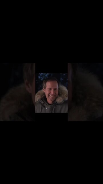 National Lampoon's Christmas Vacation - Clark Griswold and Eddie Pre Snow Sled Conversation #Shorts