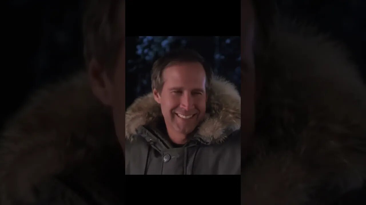 National Lampoon's Christmas Vacation - Clark Griswold and Eddie Pre Snow Sled Conversation #Shorts