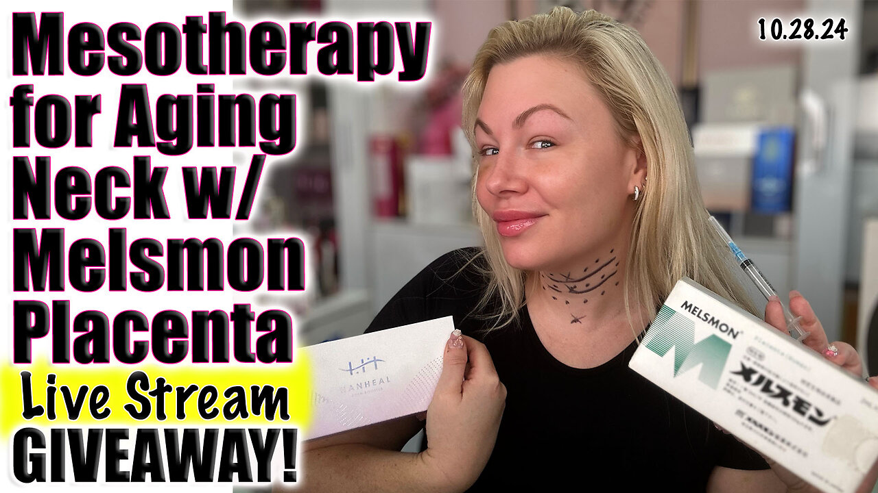 Live Melsmon Neck Mesotherapy & Giveaway! AceCOsm.com, code Jessica10 Saves you money!