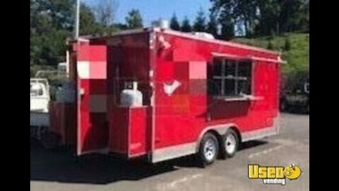 Ready To Serve 2015 8.5' x 18' Freedom Food Concession Food Trailer for Sale in Pennsylvania