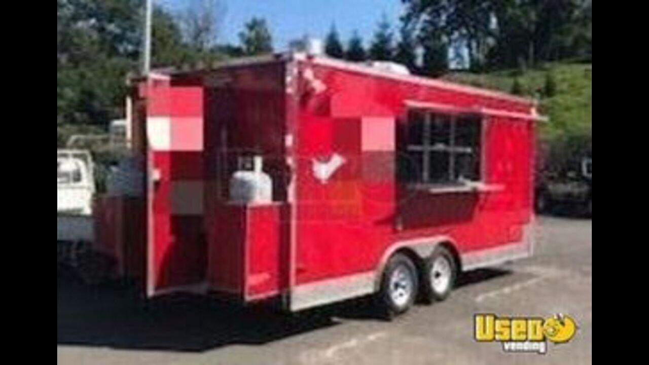 Ready To Serve 2015 8.5' x 18' Freedom Food Concession Food Trailer for Sale in Pennsylvania