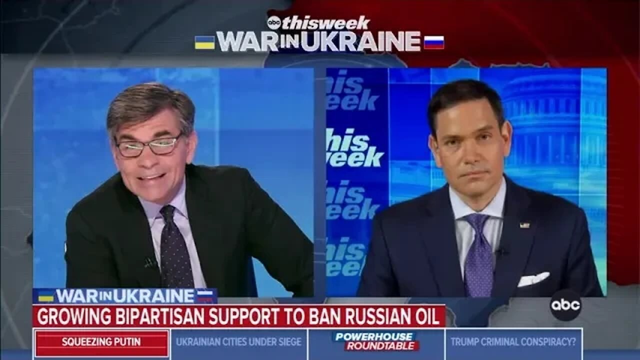 Senator Rubio Joins ABC's This Week to Discuss the Latest on Russia's Invasion of Ukraine