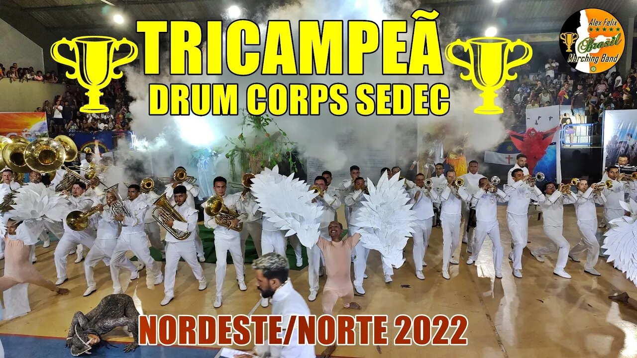 DRUM CORPS SEDEC 2022 NA COPA NORDESTE NORTE DE BANDAS E FANFARRAS 2022 NO MUNICÍPIO DE RECIFE 2022