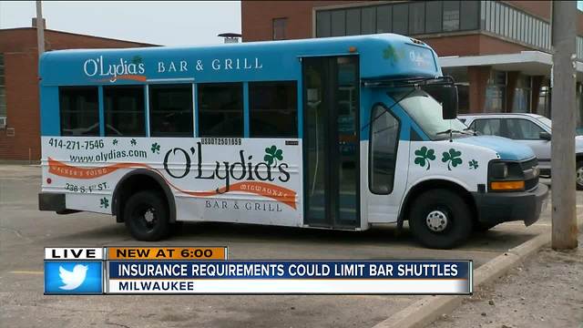 Insurance requirements could limit bar shuttle services