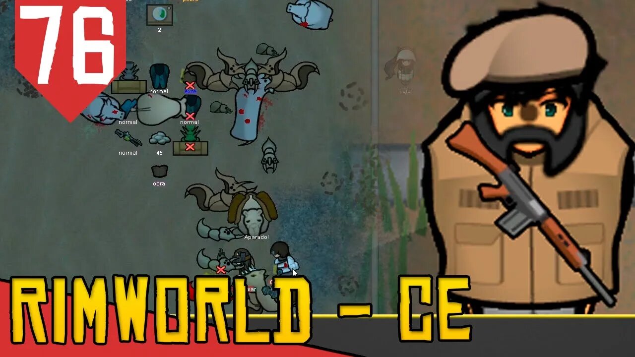 IMPOSTO sobre Caravana - Rimworld Combat Extended #76 [Série Gameplay PT-BR]