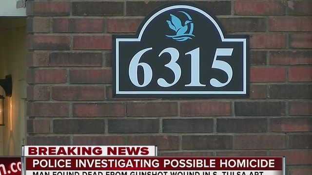 Tulsa Police investigate possible homicide in South Tulsa apartment