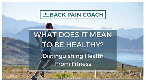 What Does It Mean To Be Healthy?