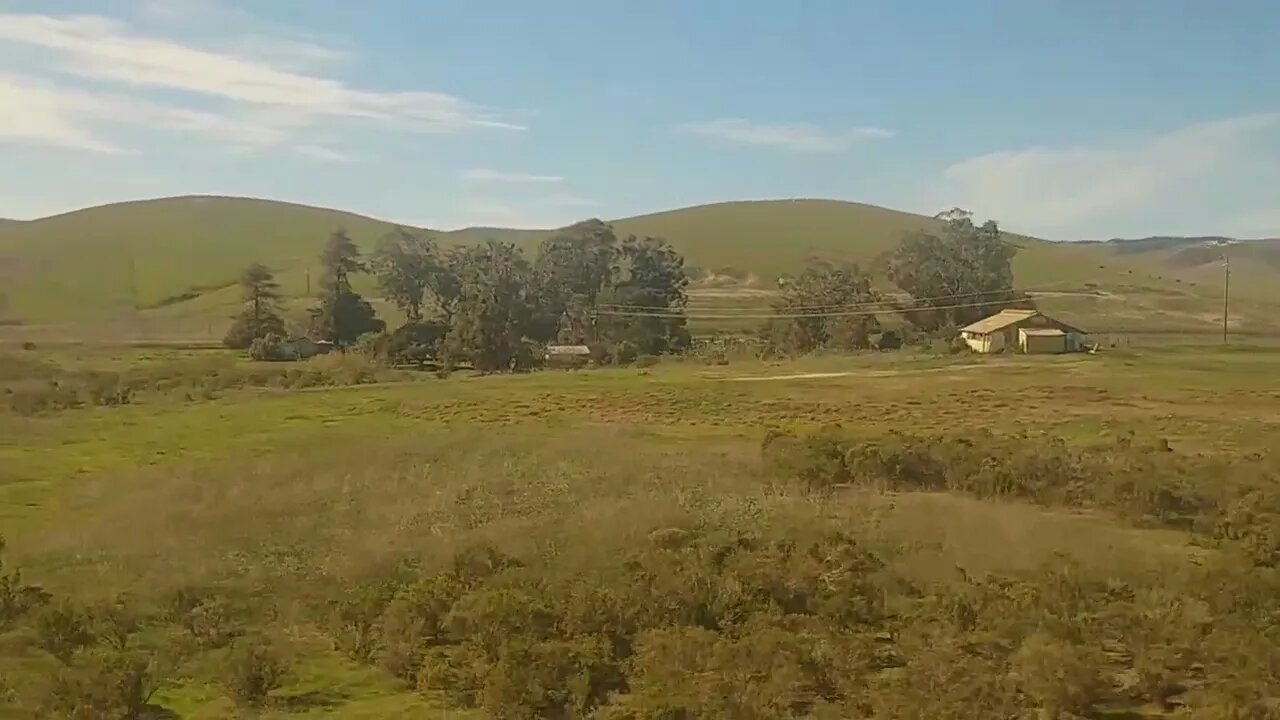 Amtrak's Coast Starlight in California's Central Coast Region