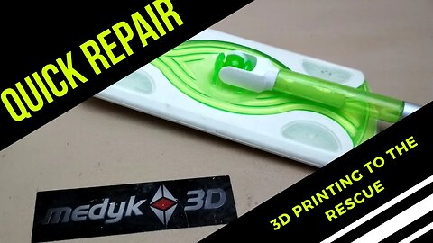 3D Printing to the rescue: broken mop