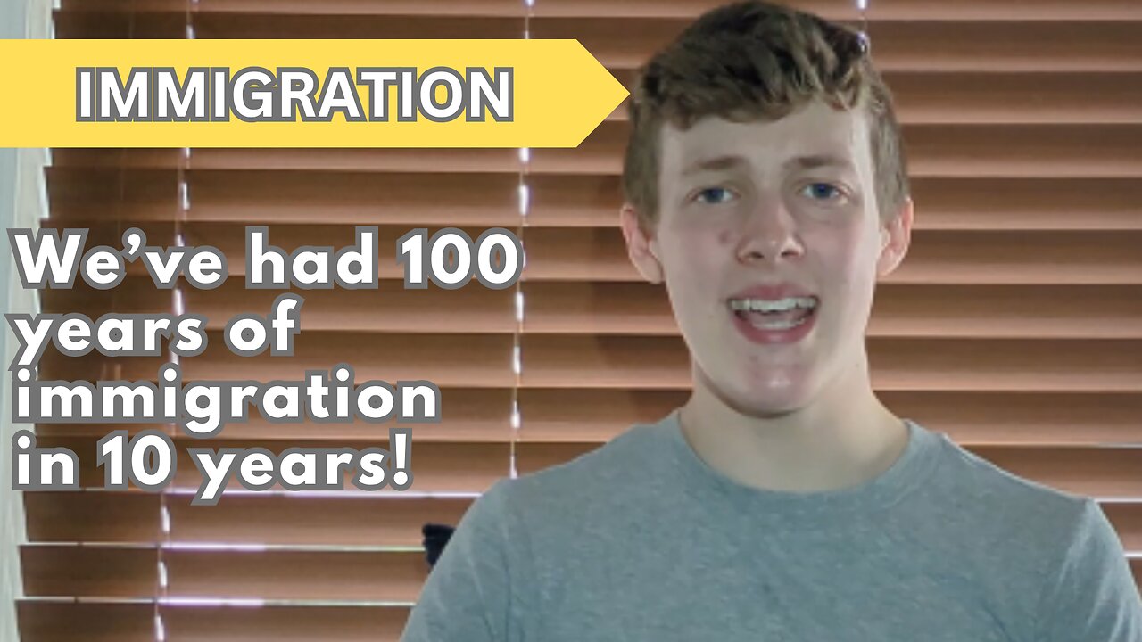 Why we need a 90 year pause on immigration...