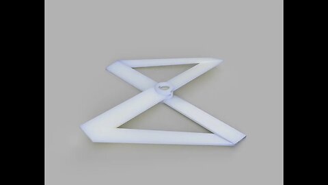 Hourglass Tie Propeller (3D Printable)