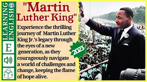 Learn English through Story 🔥 Martin Luther King – Level 3 | WooEnglish #8