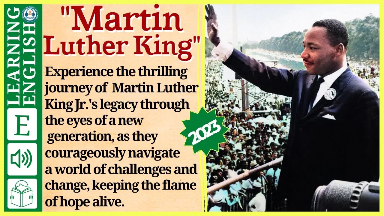 Learn English through Story 🔥 Martin Luther King – Level 3 | WooEnglish #8