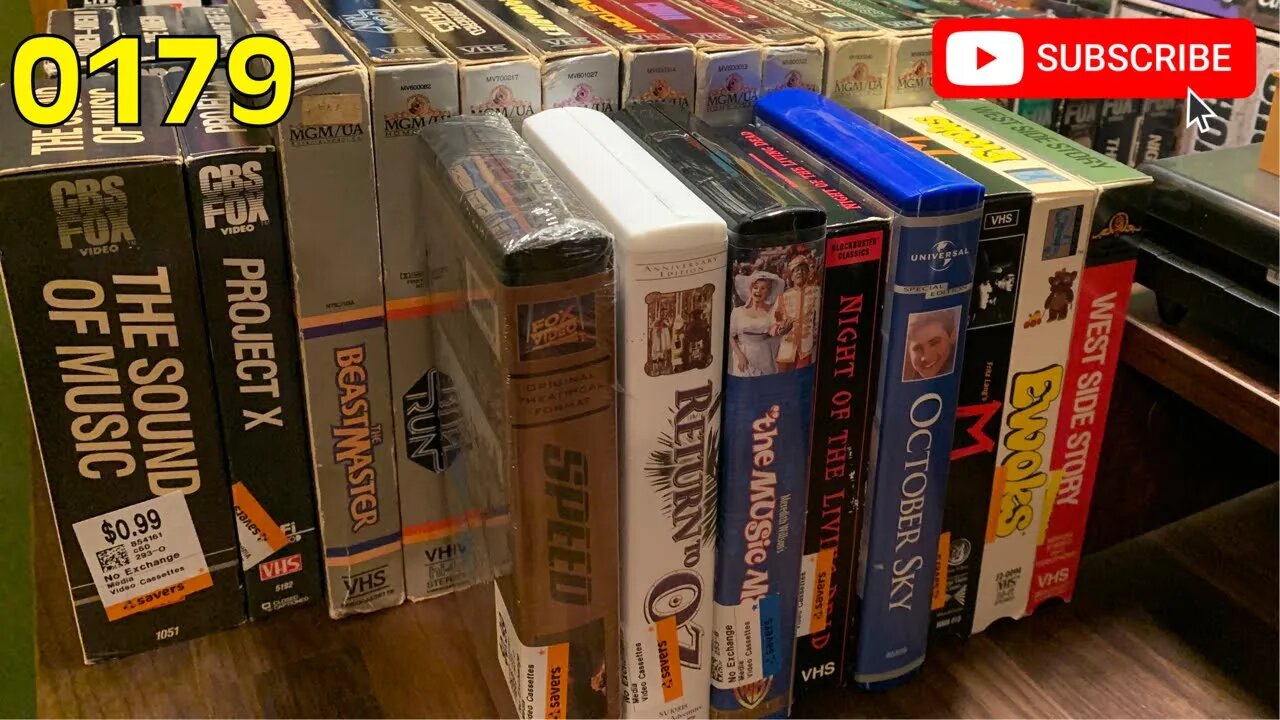 [0179] Haul from Savers and Ebay VHS INSPECT [#VHS #VHShaul #haulvideo #theVHSinspector]