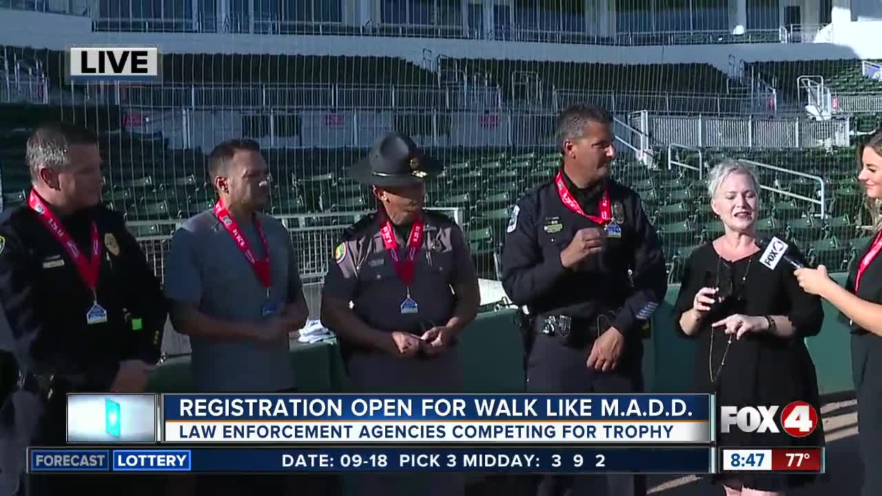 Mothers Against Drunk Driving hosts annual fundraiser, Walk like MADD - 8:30 am live report