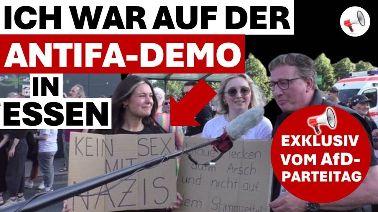 Stimmen von der Antifa-Demo in Essen | AfD Parteitag 2024