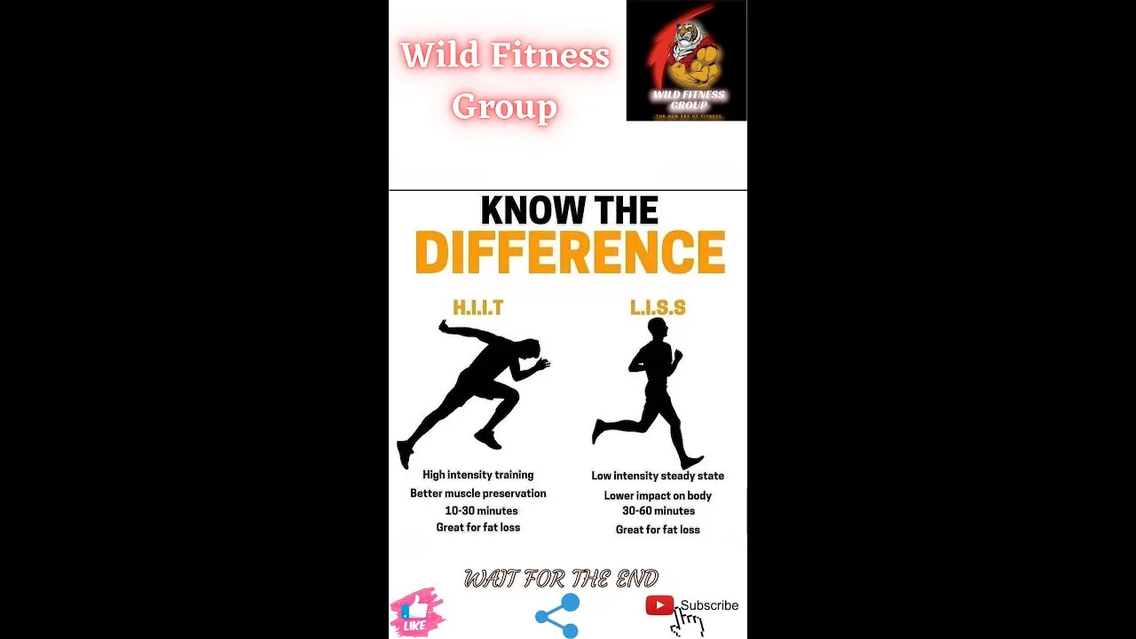 🔥 Know the difference: H.I.I.T v/s L.I.S.S🔥#shorts🔥#viralshorts🔥#fitnessshorts🔥#wildfitnessgroup🔥